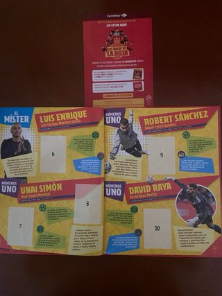 Colección completa La Roja 73 cromos +album+guia