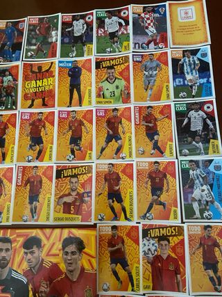 Colección completa La Roja 73 cromos +album+guia