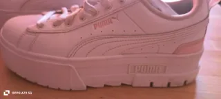 Zapatillas Puma Mujer Blancas y Rosas