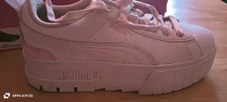 Zapatillas Puma Mujer Blancas y Rosas