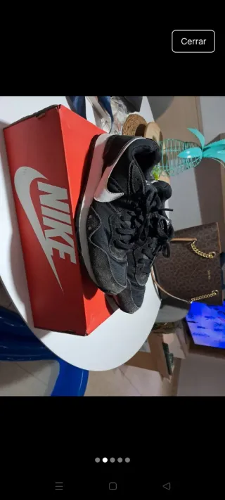 Zapatillas Nike Talla 40 Negras y Blancas