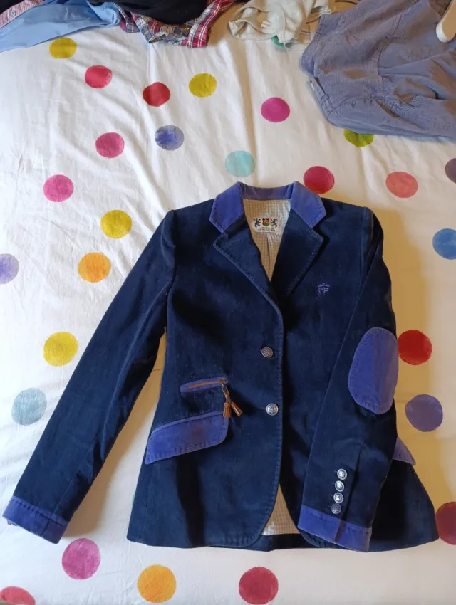 Chaqueta Montepicaza azul y morado