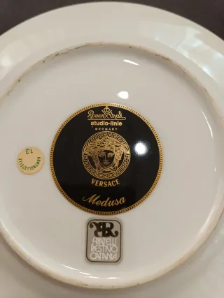Piatto Rosenthal Versace anni '80