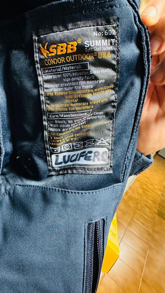 Giacca Softshell SBB Blu