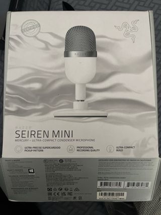 Micrófono Razer Seiren Mini Blanco/Plata
