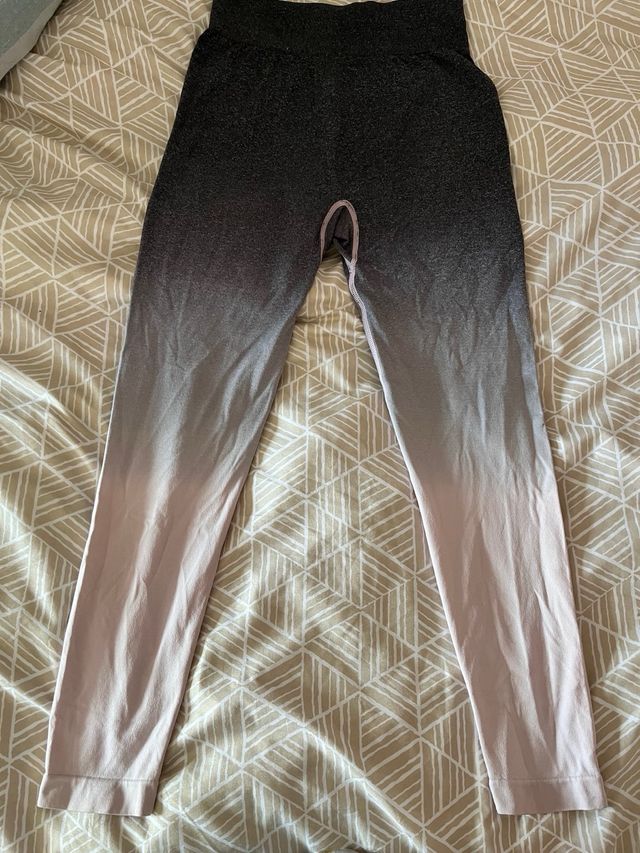 Leggings Tenth degradado gris/rosa