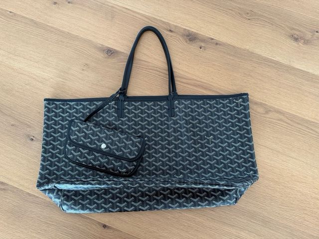 Bolso de asas negro y gris