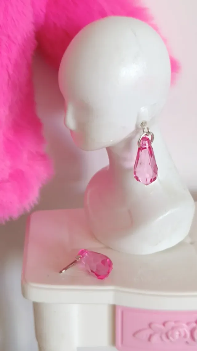 Conjunto Barbie: Chaquetón Rosa y Vestido