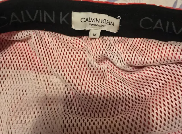 Bañador Calvin Klein Talla M Rojo