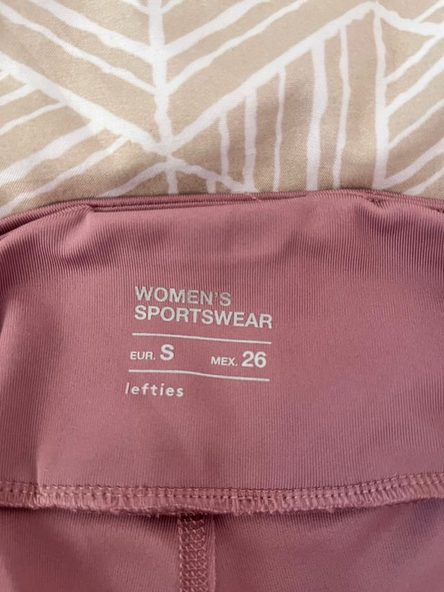 Leggings rosas Lefties talla S