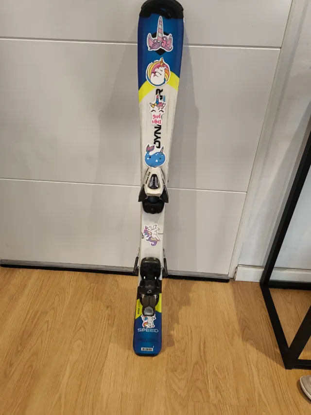 Esquíes infantis 100 cm para menino ou menina