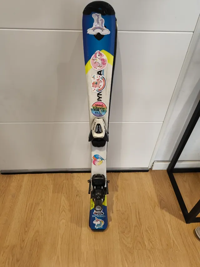 Esquíes infantis 100 cm para menino ou menina