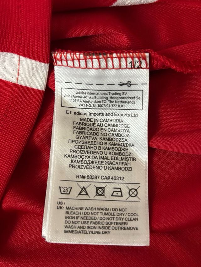 CAMISETA ADIDAS BAYERN MÚNICH TALLA M NIÑO 11/12