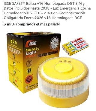 Baliza V16 Homologada DGT SIM