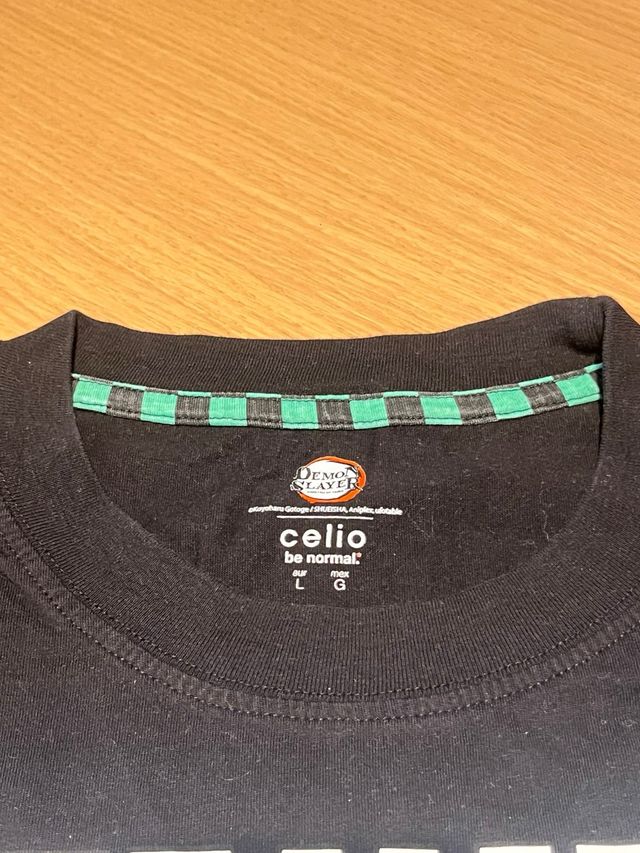 Camiseta Celio Tanjiro Kamado Anime Talla L