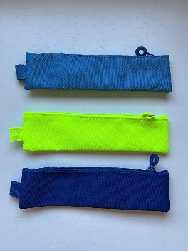 Pack 3 Estuches Office Box Azul y Verde