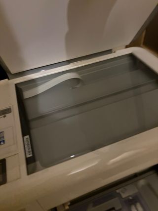 Impressora HP Cinza e Branca