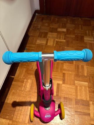 Patinete Infantil Asiento Park City Rosa 3 Ruedas