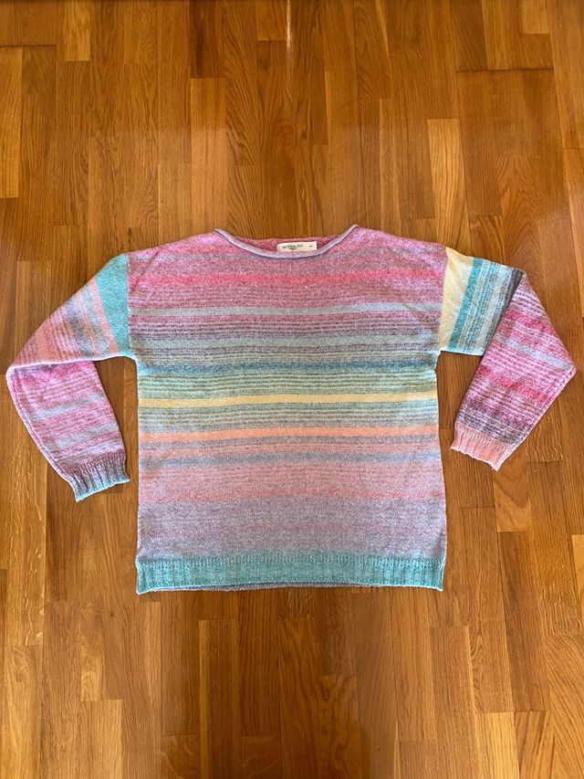 Jersey de rayas multicolor