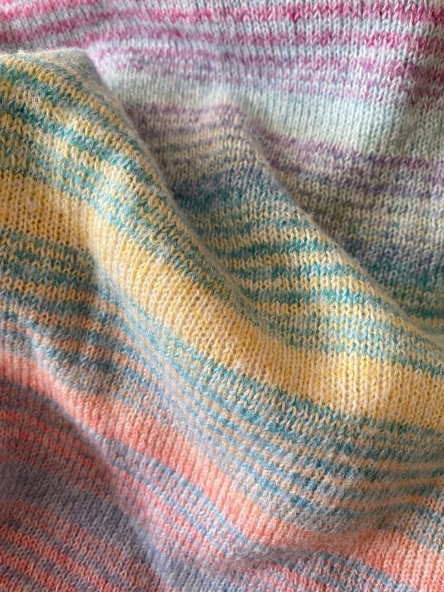 Jersey de rayas multicolor