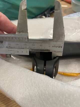 Manillar carbono bicicleta 76.5 cm