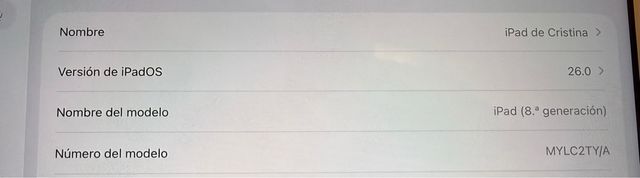 iPad 8ª Gen 32GB Oro Rosa