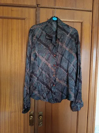 Camisa estampada mujer