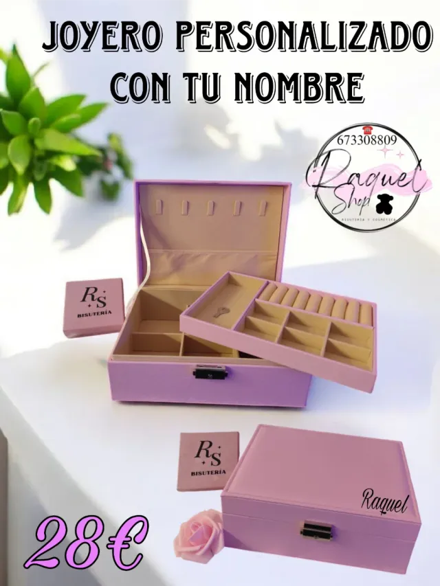 Joyero personalizado Raquel Shop