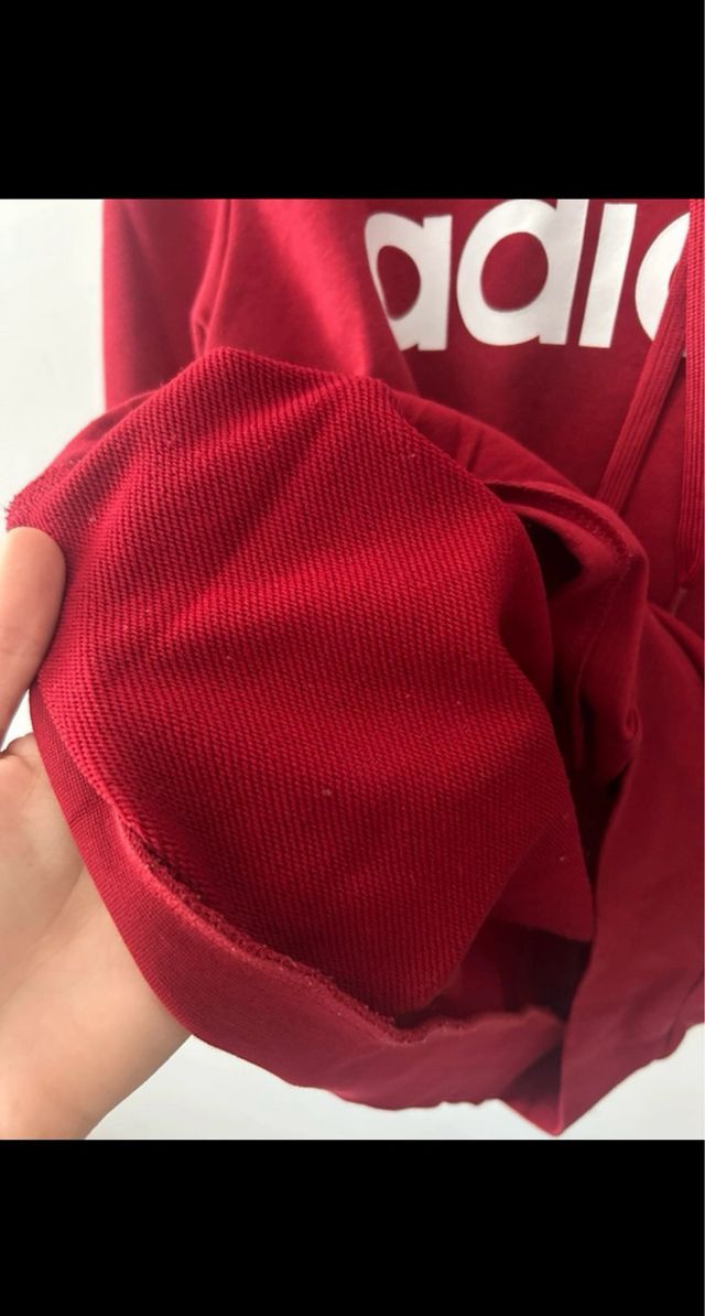 Sudadera Adidas Roja Talla S