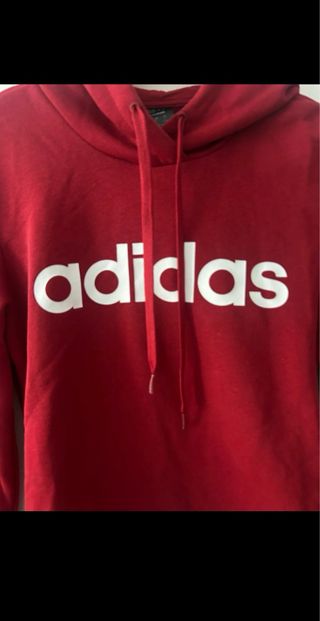 Sudadera Adidas Roja Talla S