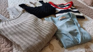 Top Croc, Jerseys cortitos y vestido 4€