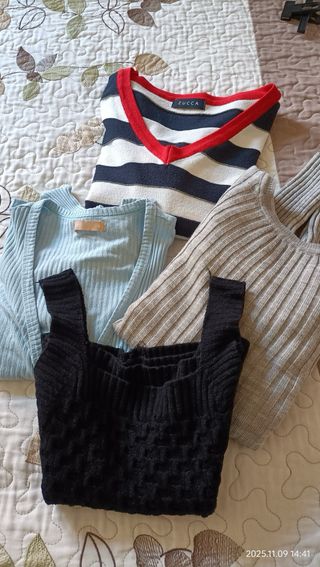 Top Croc, Jerseys cortitos y vestido 4€