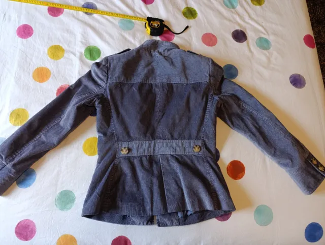 Chaqueta Purificación García azul/gris