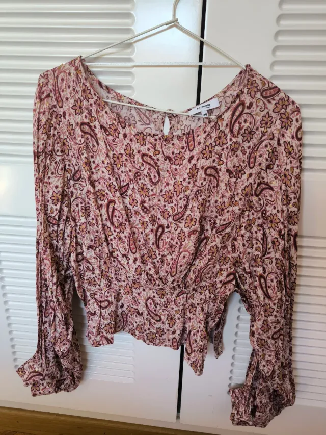 Camisa "Fórmula jóven", manga larga estampada M/38