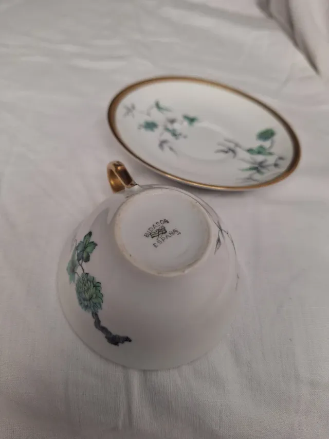 Taza y platillo Porcelanas Bidasoa