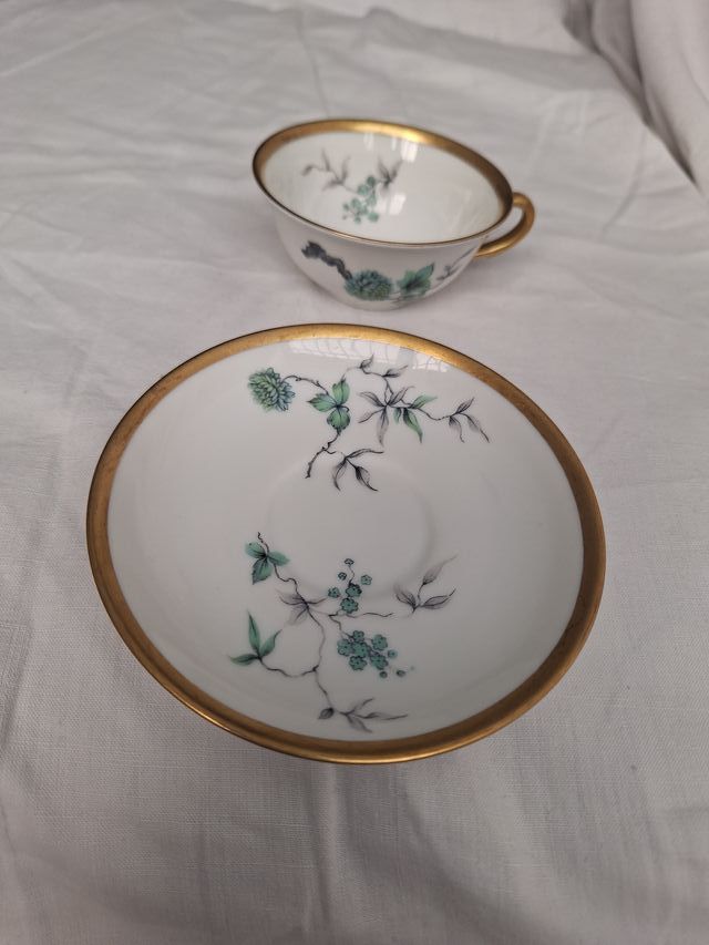 Taza y platillo Porcelanas Bidasoa