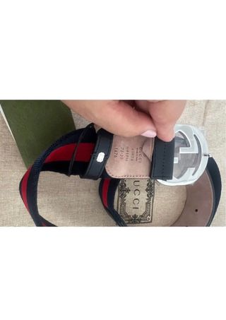 Cinturón Gucci Unisex Talla 75 Nuevo