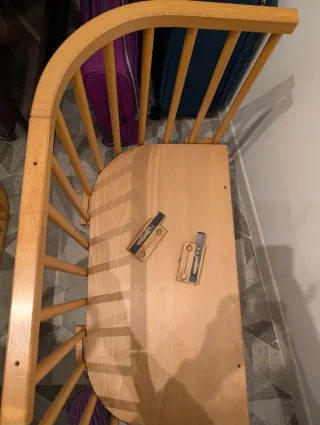 Cuna colecho madera haya Babybay