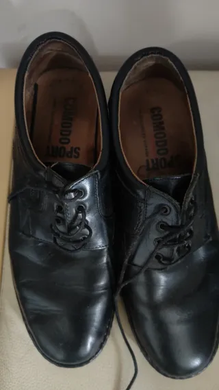 Zapatos Comodo Sport Hombre Negros