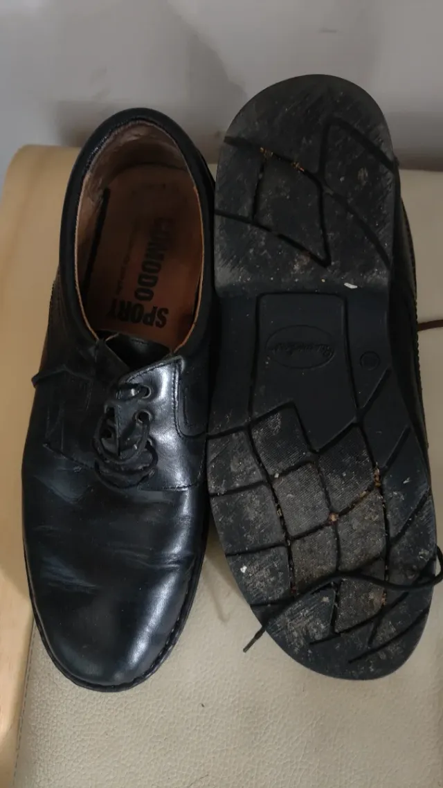 Zapatos Comodo Sport Hombre Negros