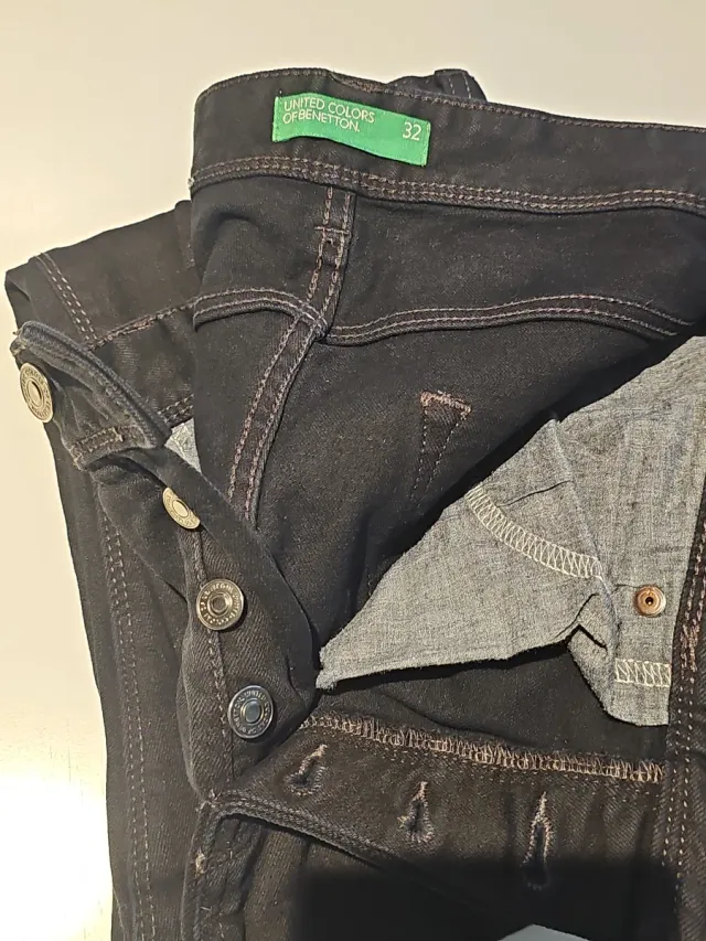 Vaqueros skinny United Colors of Benetton negros T