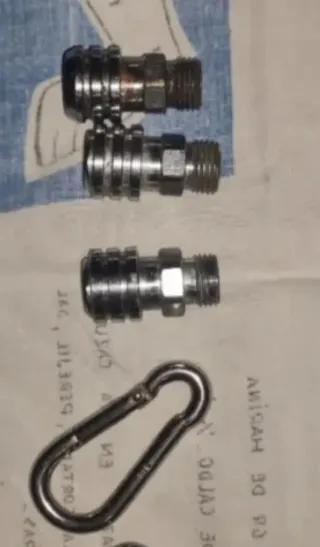 Conectores conversor latiguillos y mosquetones