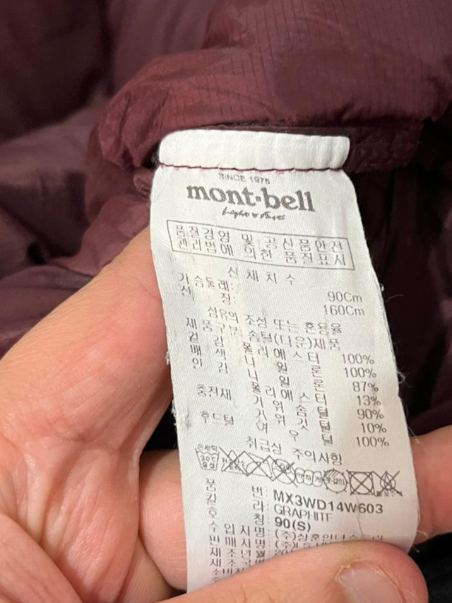 Montbell Long Coat OutDoor Navy Blue Exclusive Edi