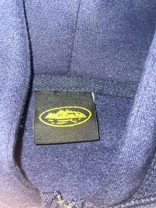 Sudadera Corteiz cremallera azul