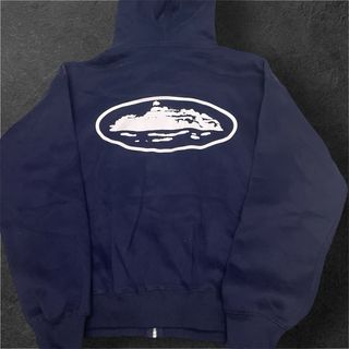 Sudadera Corteiz cremallera azul