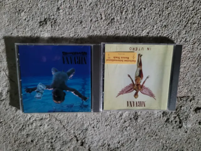 CDs Nirvana Nevermind e In Utero