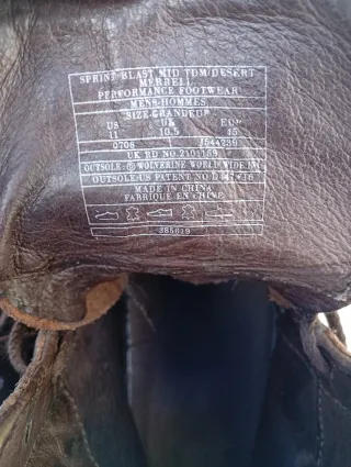 Scarpe Merrell pelle marroni