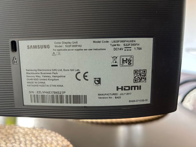 Monitor Samsung 22"