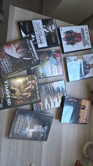 Lote 9 Películas DVD Acción/Crimen/Drama