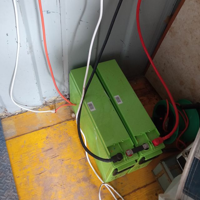 Contenedor caseta de hierro